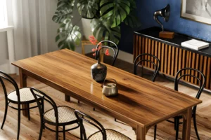 Modern Timber dining table