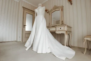 clean a wedding dress at home