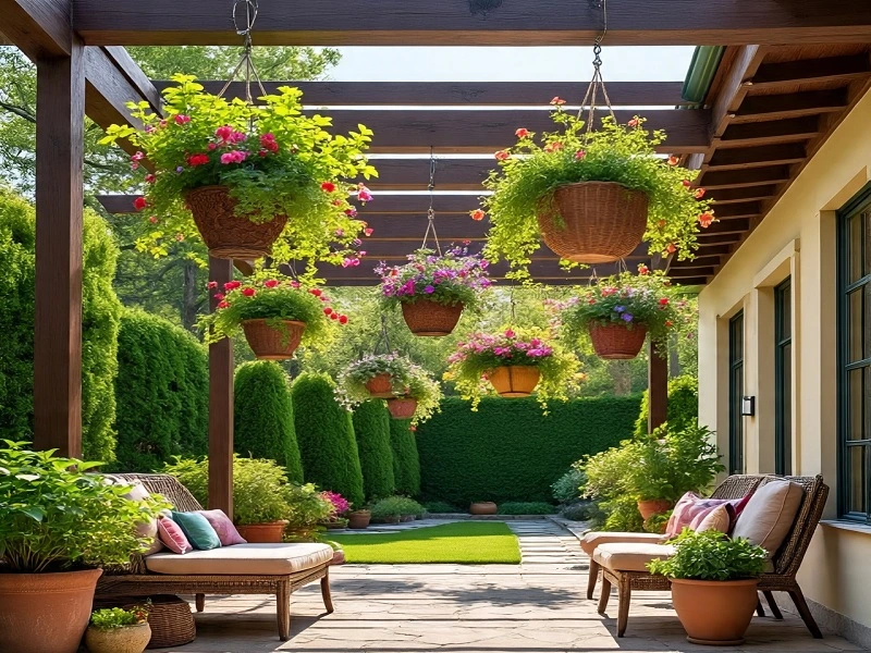 Huge Hanging Baskets 