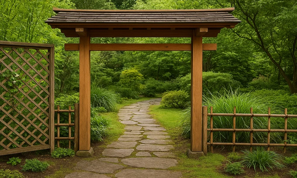 Japanese Style Garden Gate