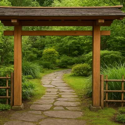 Japanese Style Garden Gate