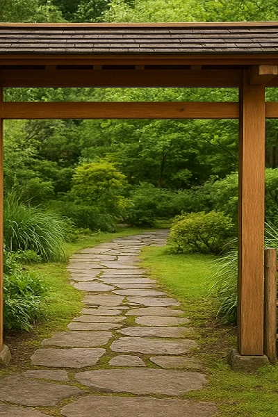 Japanese Style Garden Gate